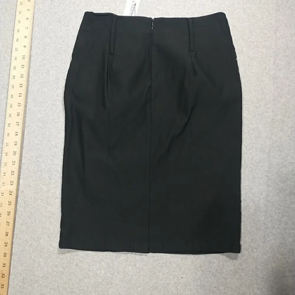 Kate Kasin Pencil Skirt Women's Black Business Professional SIZE Large .